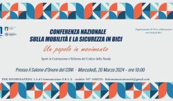 locandina Conferenza mobilità e sicurezza in bici