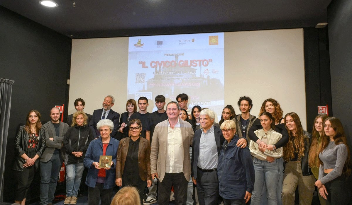 foto di gruppo Casa del Cinema