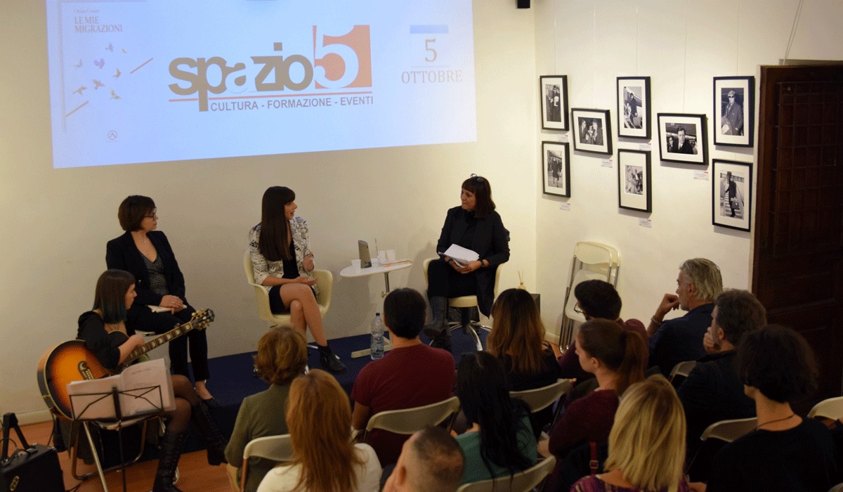 presentazione "Le mie migrazioni" a Spazio5