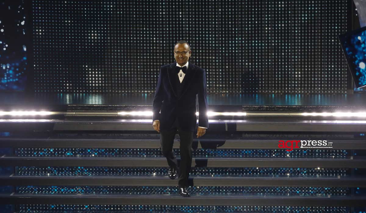 Sanremo 2025, Carlo Conti - Foto Marco Ravagli