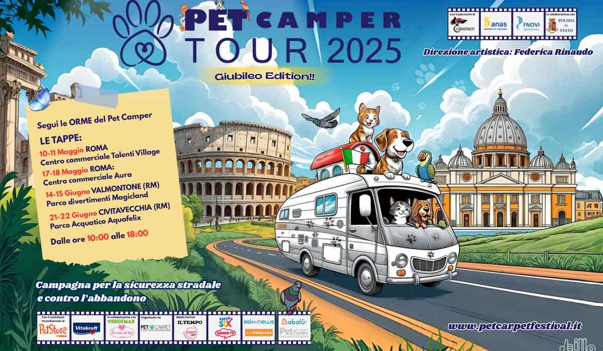 locandina "Pet Camper Tour"