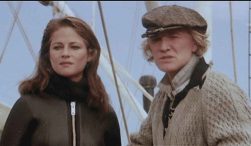 Richard Harris con Charlotte Rampling in "L'orca assassiina" di Michael Anderson