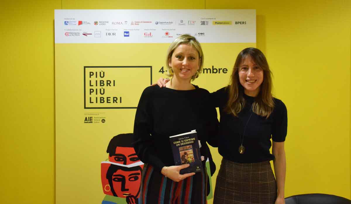 Odette Copat a “Più Libri Più Liberi” con “Come si esprime un desiderio”