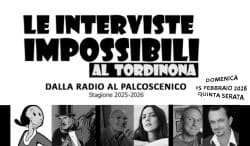 locandina "Le interviste impossibili - Dalla Radio al Palcoscenico"