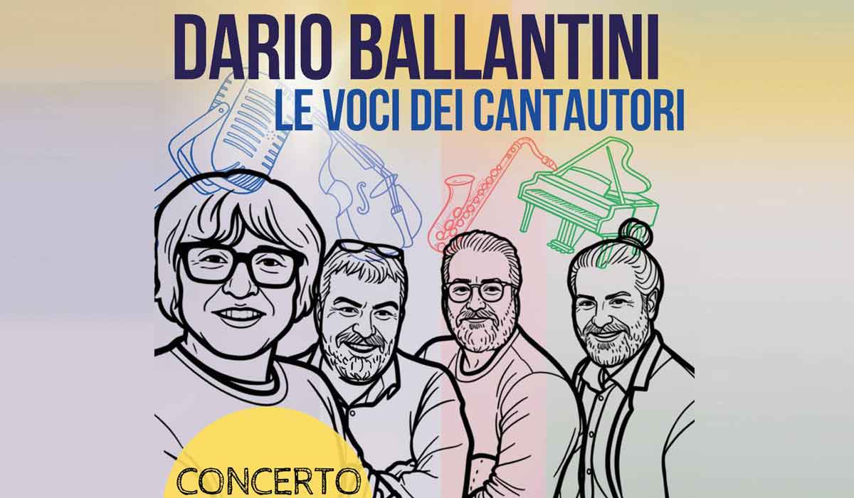 Dario Ballantini in “Le voci dei cantautori” alla Fortezza Vecchia a Livorno