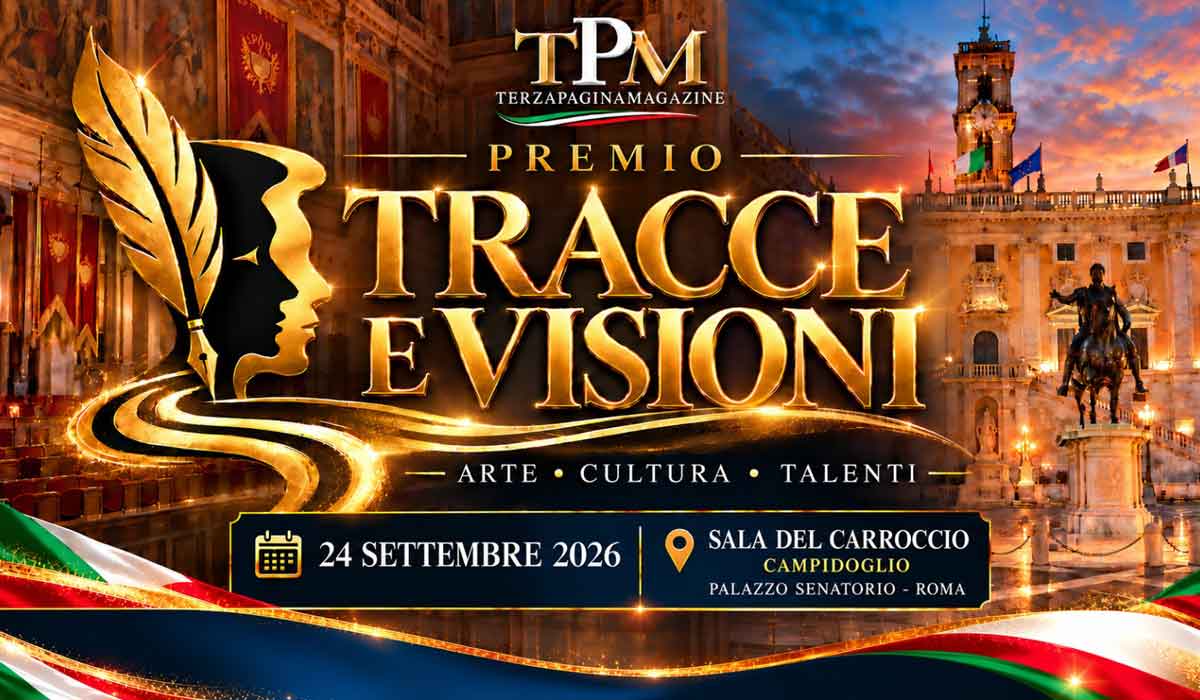 “Premio Tracce e Visioni”: arte, cultura e grandi protagonisti in Campidoglio
